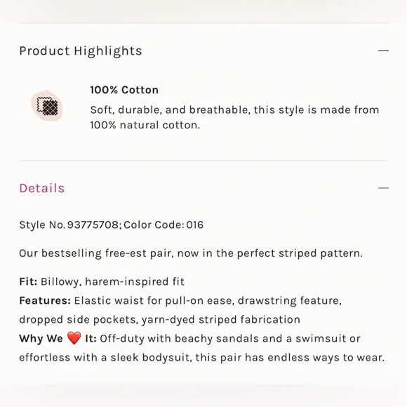 Free People Quinn Wide-Leg Striped Pants - Picture 6 of 8